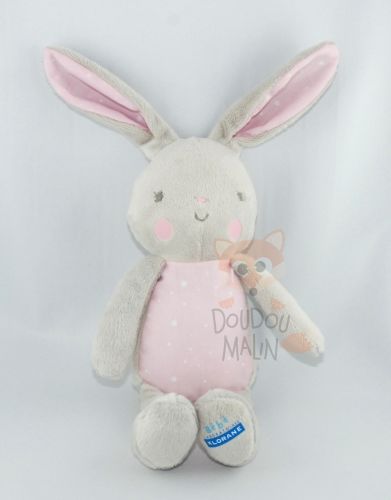  lapin rose gris étoile 